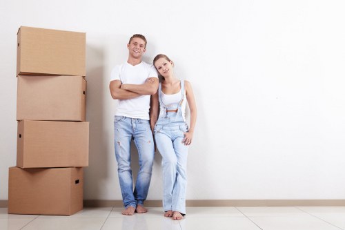 Man and Van truck ready for a move