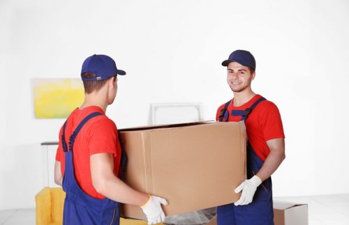 Office movers handling business relocation