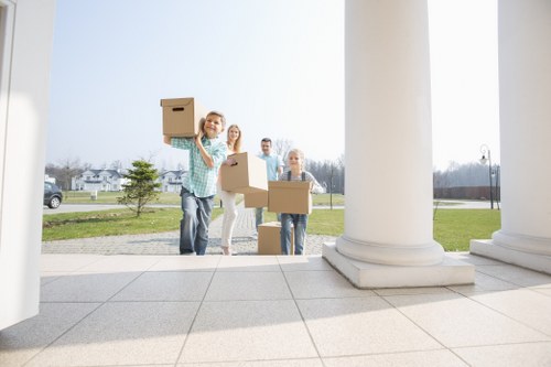 Man with Van assisting in moving household items